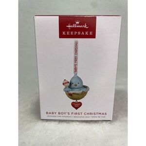 Hallmark Keepsake 2022 Baby Boy's first Christmas Ornament NIB